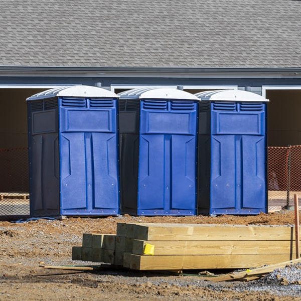 what is the expected delivery and pickup timeframe for the portable toilets in Rawlins WY